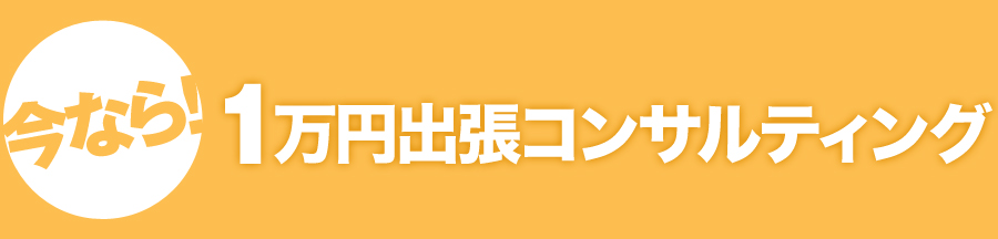 1万円出張コンサルティング