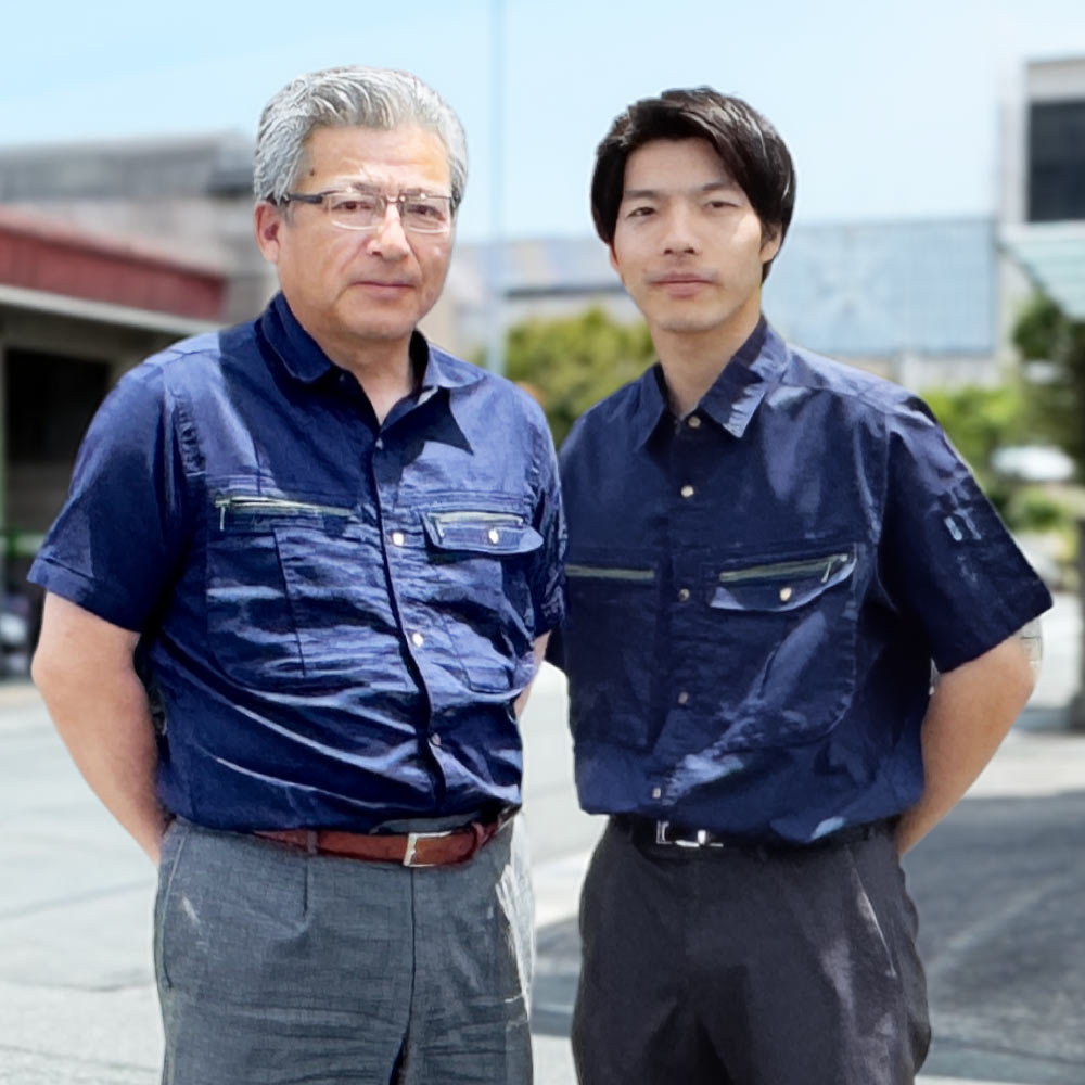 株式会社ケイアイ静岡の代表の伊藤定由様と営業の伊藤暢孝様