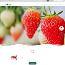 浜松市でいちご狩りとジェラートを堪能できるいちご農園様のサイトを制作いたしました。